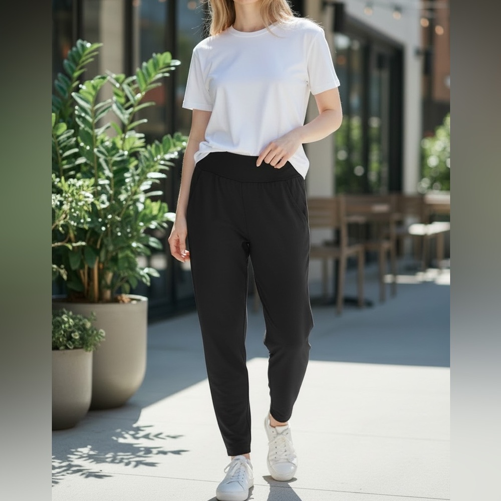 Fighting Eel Women's Black Jogger Pant Sweat XS NWOT